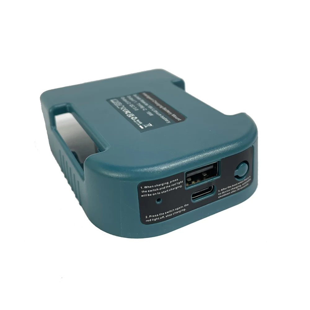 For Makita 18V With USB With Type-C Battery Holder For Makita 18V Battery BL1840 BL1850 BL1860 Charger Adapter Charging