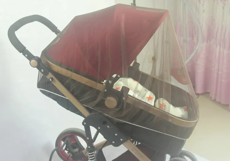 Mosquito Net For Baby Stroller Summer Pram Insect Shield Net Infants Pushchair Cart Safe Protection Mesh Pram Accessories
