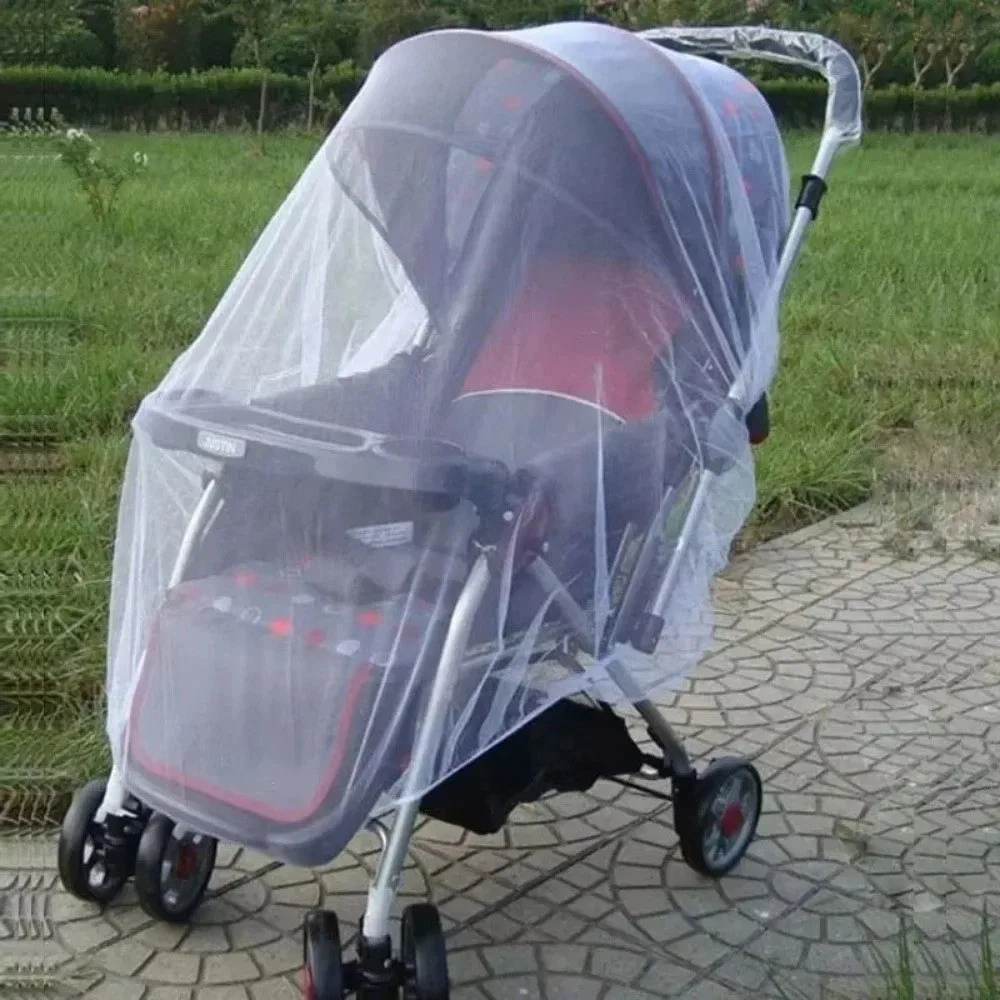 Mosquito Net For Baby Stroller Summer Pram Insect Shield Net Infants Pushchair Cart Safe Protection Mesh Pram Accessories