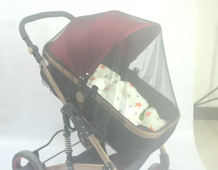 Mosquito Net For Baby Stroller Summer Pram Insect Shield Net Infants Pushchair Cart Safe Protection Mesh Pram Accessories