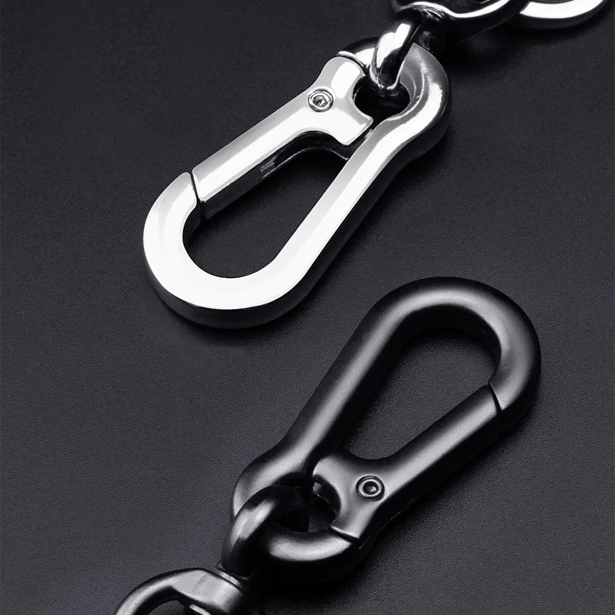 Trendy DIY Mobile Phone Number Plate Pendant Keychain for Men Punk Simple Woven Leather Rope Anti-lost Car Key Chain Accessories