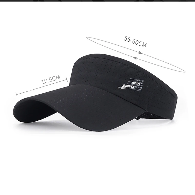 Fashion Summer Sport Outdoor Sun Hats Big Brim Empty Top Baseball Caps Quick Dry Hats for Women& Men Golf Hat