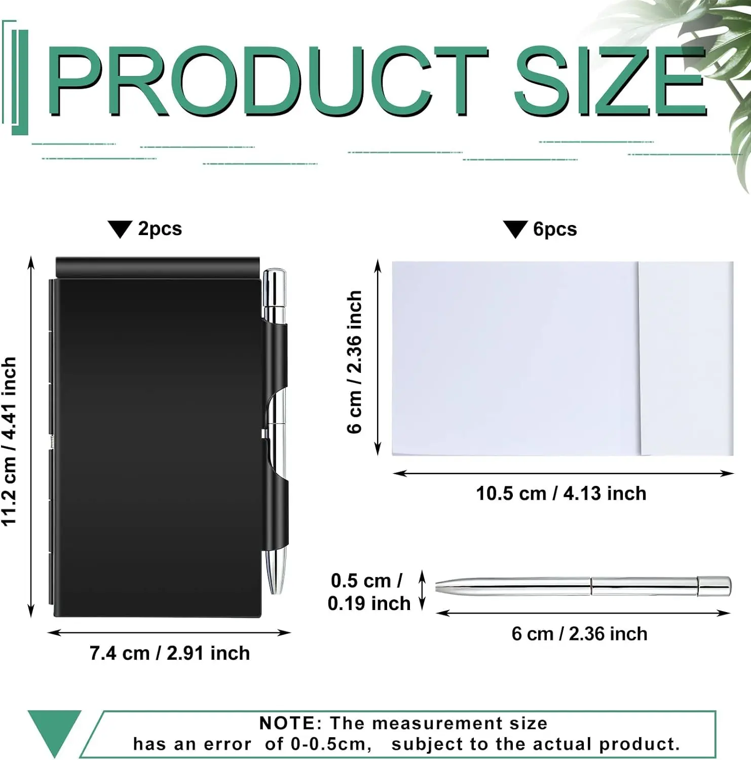 Clamshell Notebook Metal Memo Pads Creative Notebooks Office Notepad Pocket Pen Holder Memorandum Do List Smooth Writing Plan