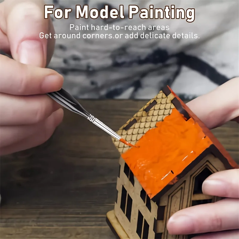9/10/11/22pcs Fine Detail Paint Brush Set - Sturdy & Precise Miniature Brushes - Ideal for Model & Art Painting