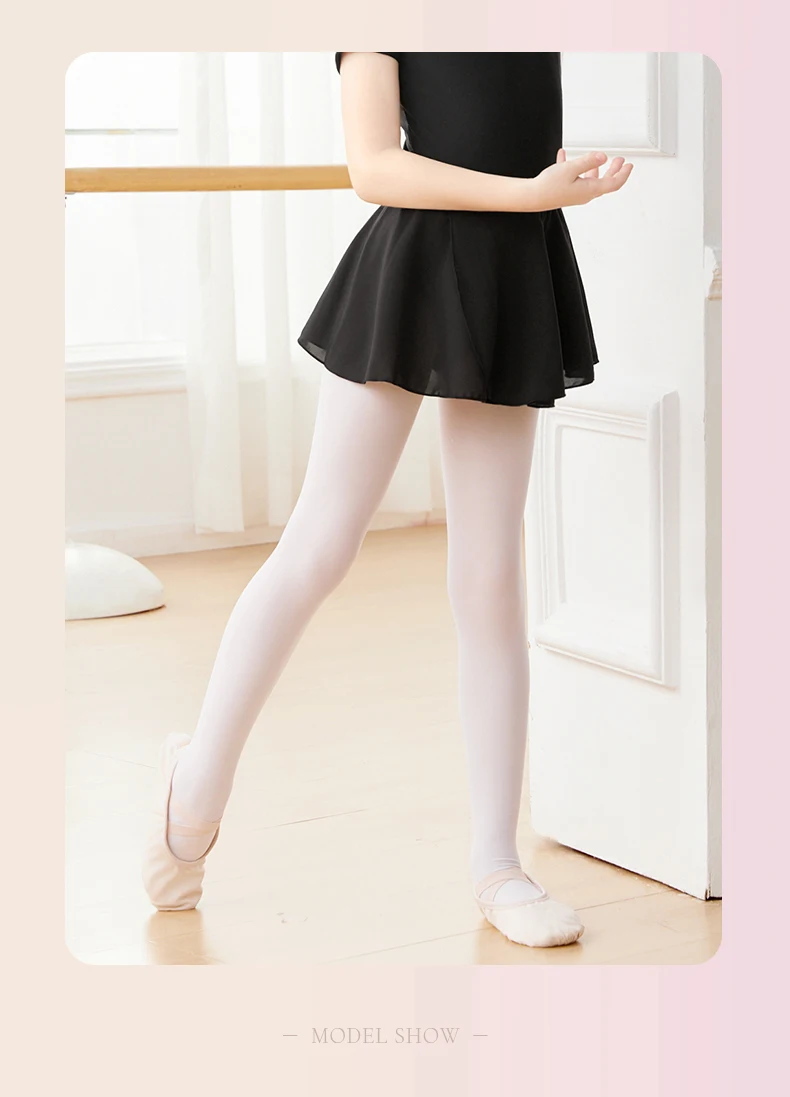 Girls Pink Ballet Skirt Pull On Dance Skirts Chiffon Ballet Skirts for Toddler Girls Cute Skirt for Little Girls