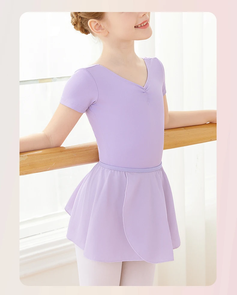 Girls Pink Ballet Skirt Pull On Dance Skirts Chiffon Ballet Skirts for Toddler Girls Cute Skirt for Little Girls
