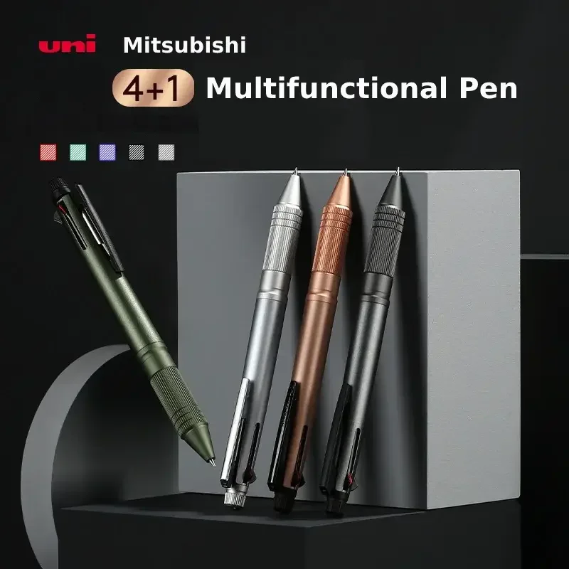 Uni Colored Ballpoint Pen, Jetstream 0.5/0.7mm 3 in 1 Multi Pens, Low Viscosity Ultra-smooth Oil Ink Non-slip Comfort Stationery
