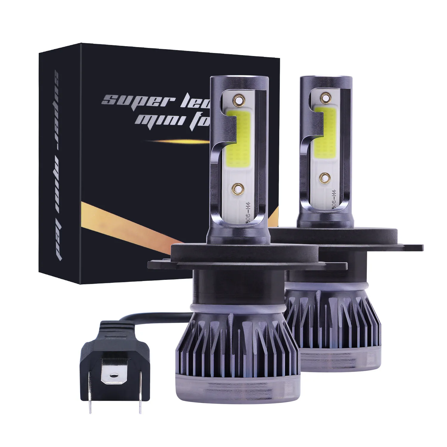 2Pcs LED H4 H7 Car Headlight H1 LED Bulb H8 H11 9005 HB3 9006 HB4 9004 HB1 H3 HB5 H13 Led Lights 20000LM Turbo Lampada 12V