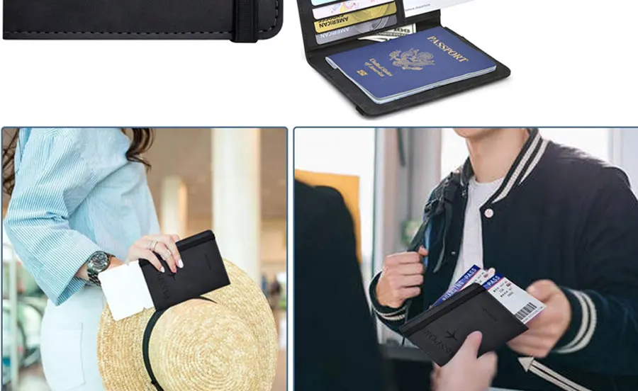 Passport Holder for Travel Essentials Passport Wallet Cover Case for Travel Accessories,Passport Book Holders for Women/Men