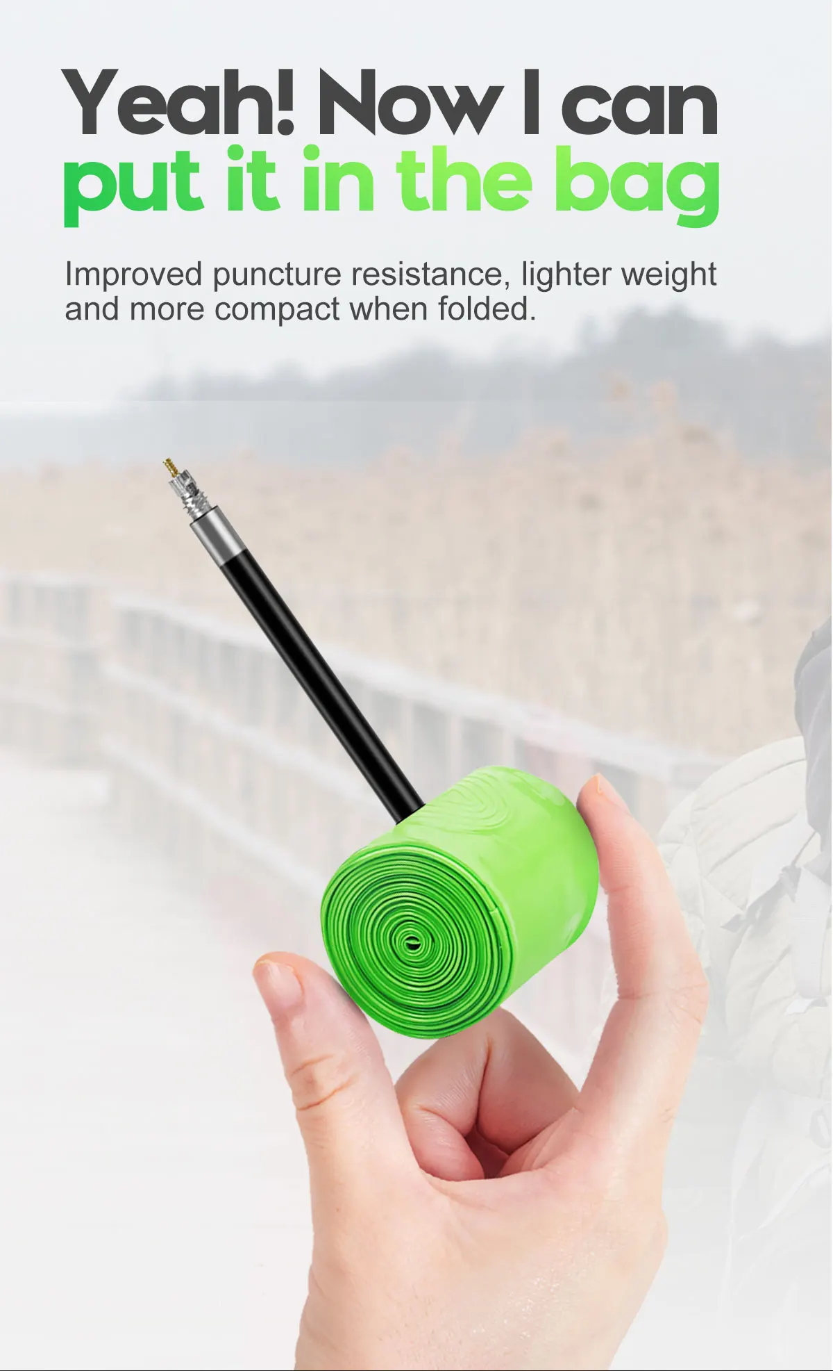CYCLAMI TPU Material Ultralight Bike Inner Tube 700C 18 32 Road MTB Bicycle Tire 45 65 mm Length French Valve Tyre Repair Tools