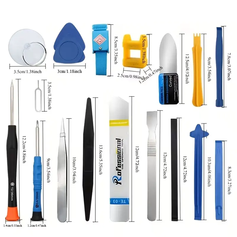40 in 1 Mobile Phone Repair Tools Disassemble Repair Set for iPhone Screwdriver Combination Skid Multi Function Disassembly Kit