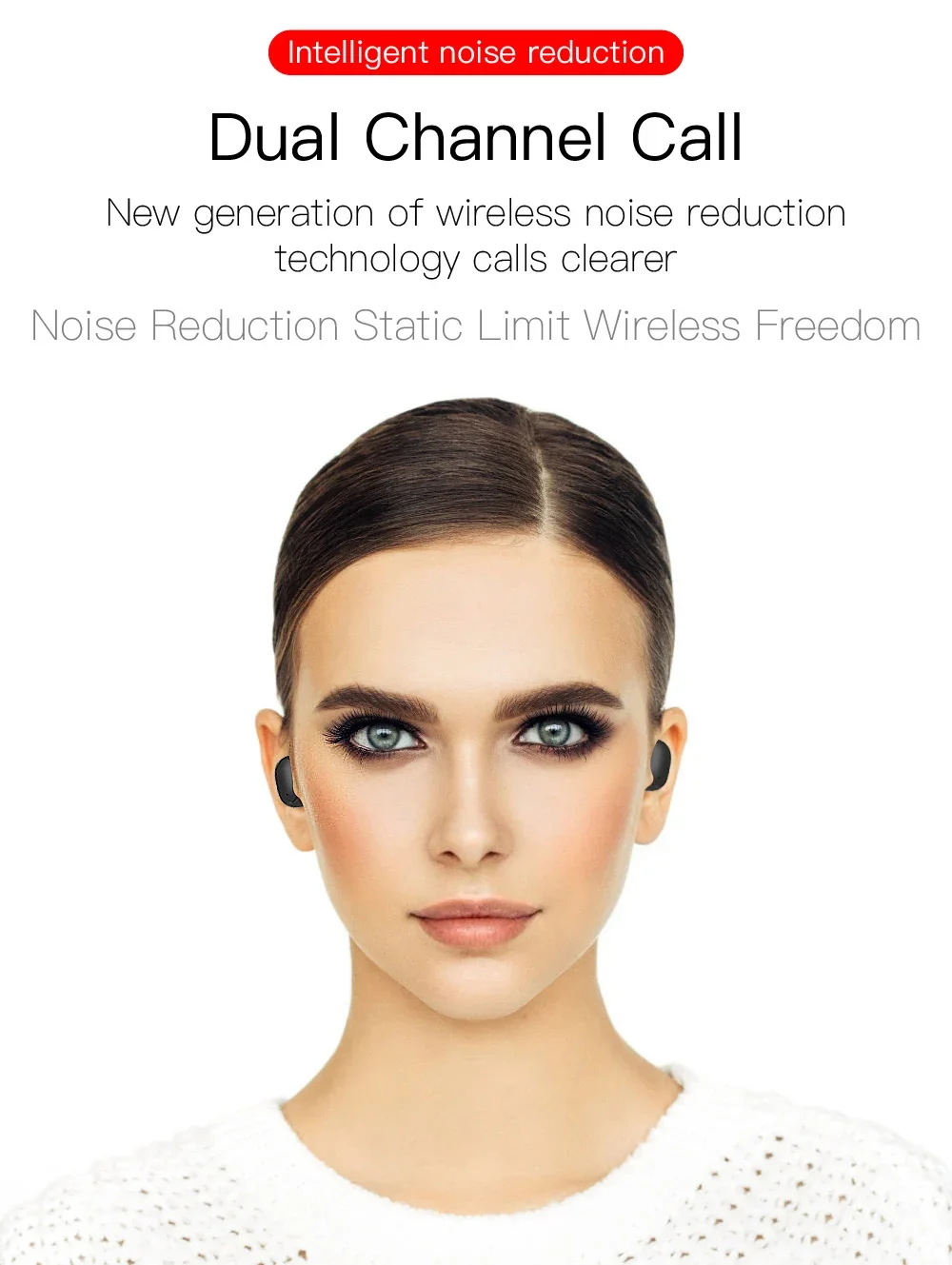 E6S TWS Wireless Headphones Sports Waterproof Bluetooth 5.0 Earphone Stereo Headset with Microphone for Iphone Xiaomi Vivo Oppo