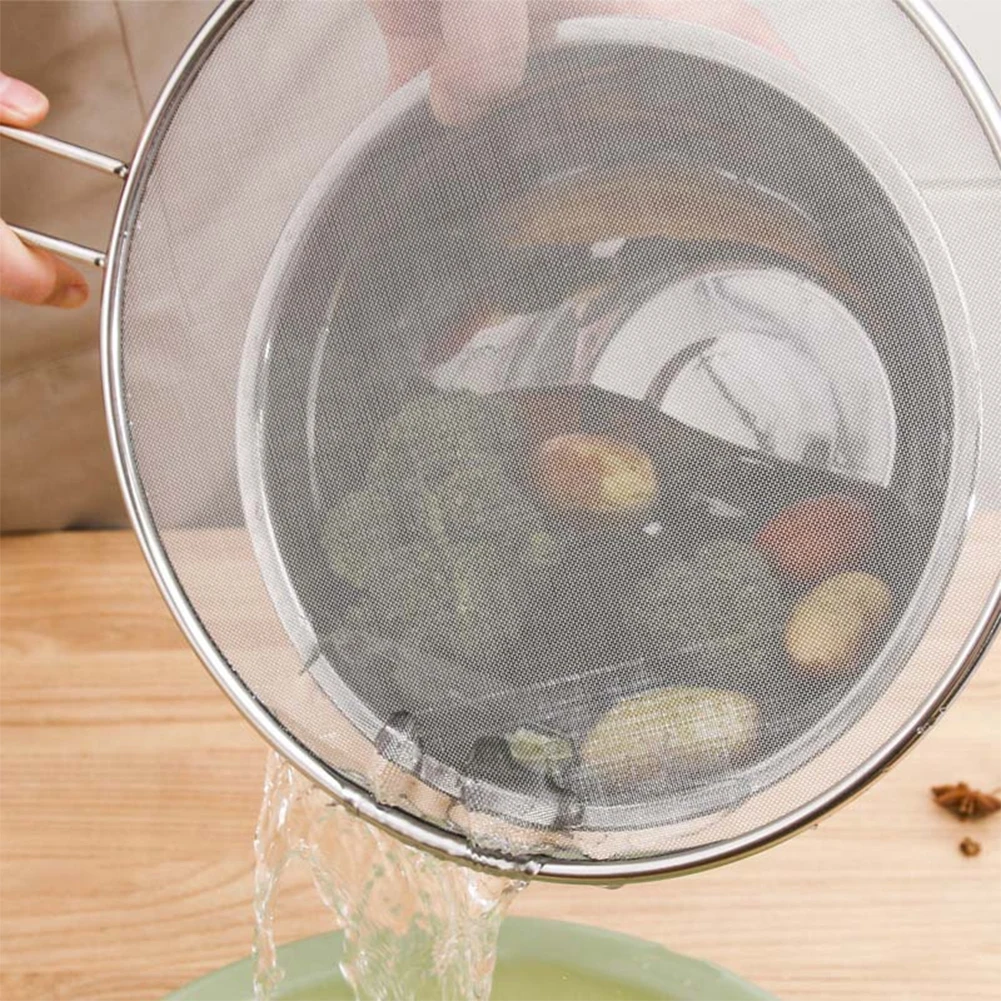 Stainless Steel Oil Proof Mesh Cooking Anti Splatter Split Guard Kitchen Gadget Splatter Proof Oil Cover Mesh Pot Lid Frying Pan