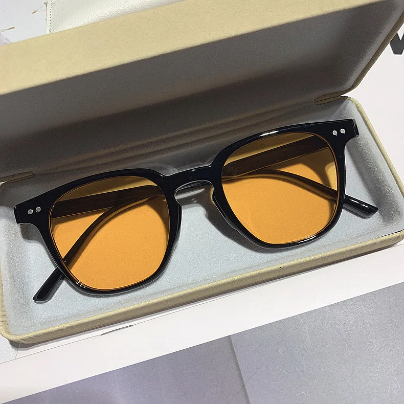 New Vintage Square Sunglasses Women Men Luxury Brand Small Round Sun Glasses Female Small Eyewear Sunglasses for Male Female