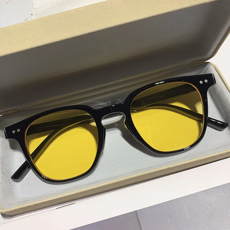 New Vintage Square Sunglasses Women Men Luxury Brand Small Round Sun Glasses Female Small Eyewear Sunglasses for Male Female