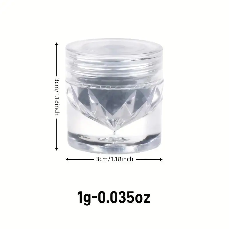 1pc Chrome Nail Powder Ice Transparent Aurora High Gloss Pearl Rainbow Color Powder Metal Pigment Nail Art Creation
