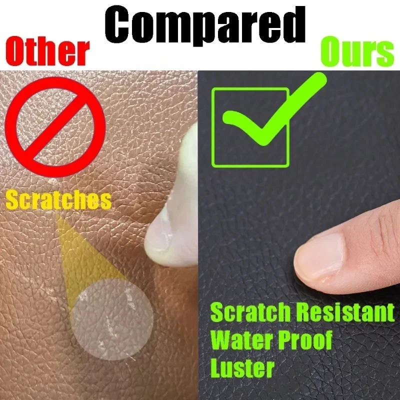 Leather Repair Tape Self Adhesive Leather Repair Patch Sofas Couch Furniture Car Seat Cuttable Refinisher for Home Restaurant