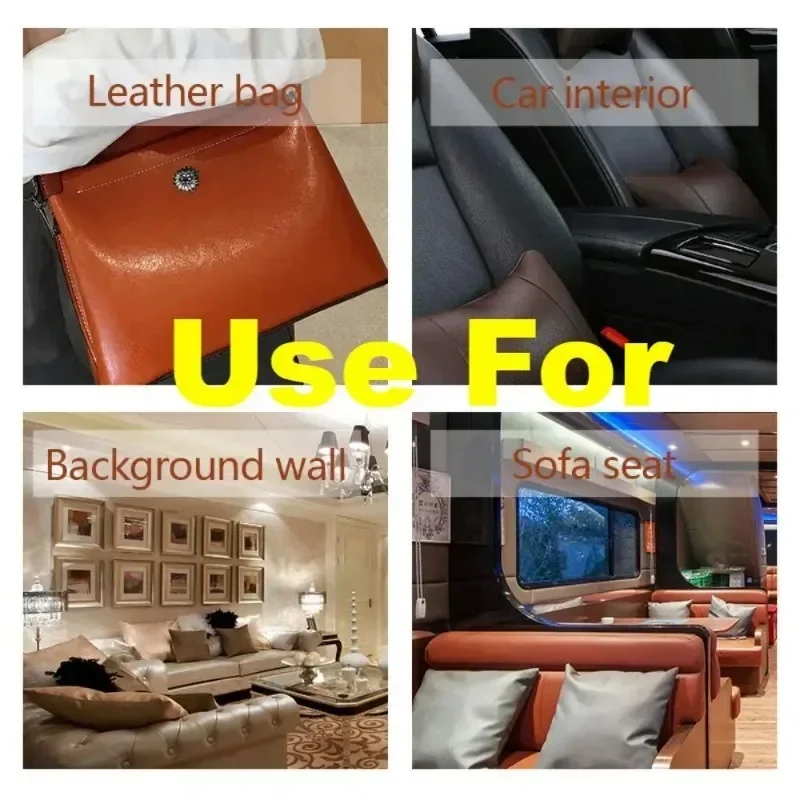 Leather Repair Tape Self Adhesive Leather Repair Patch Sofas Couch Furniture Car Seat Cuttable Refinisher for Home Restaurant