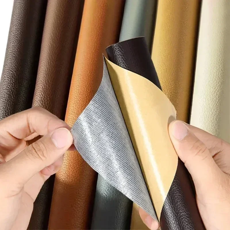 Leather Repair Tape Self Adhesive Leather Repair Patch Sofas Couch Furniture Car Seat Cuttable Refinisher for Home Restaurant