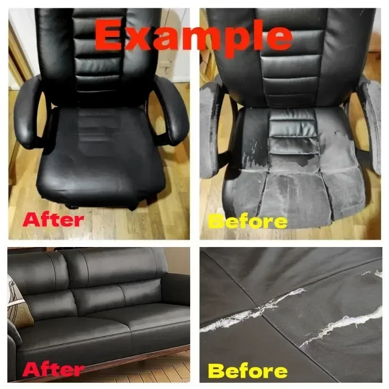 Leather Repair Tape Self Adhesive Leather Repair Patch Sofas Couch Furniture Car Seat Cuttable Refinisher for Home Restaurant