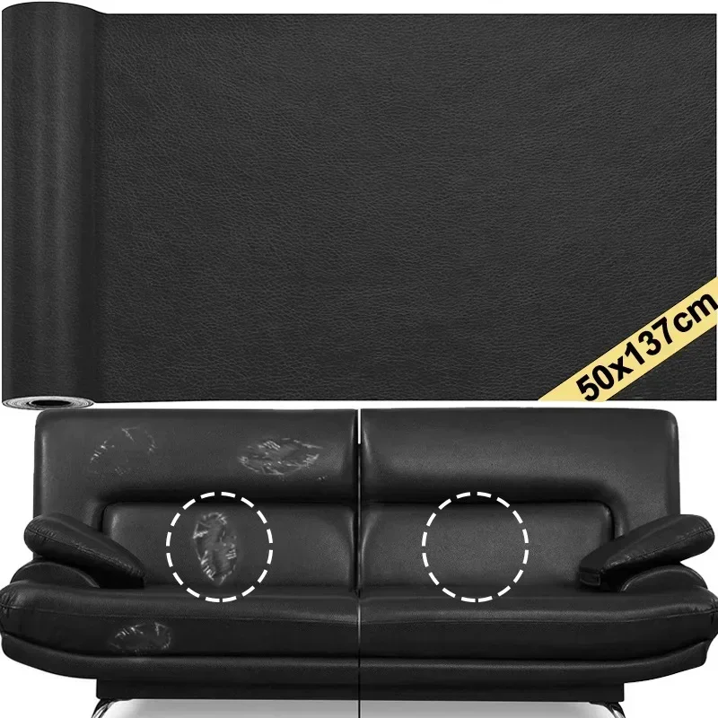 Leather Repair Tape Self Adhesive Leather Repair Patch Sofas Couch Furniture Car Seat Cuttable Refinisher for Home Restaurant