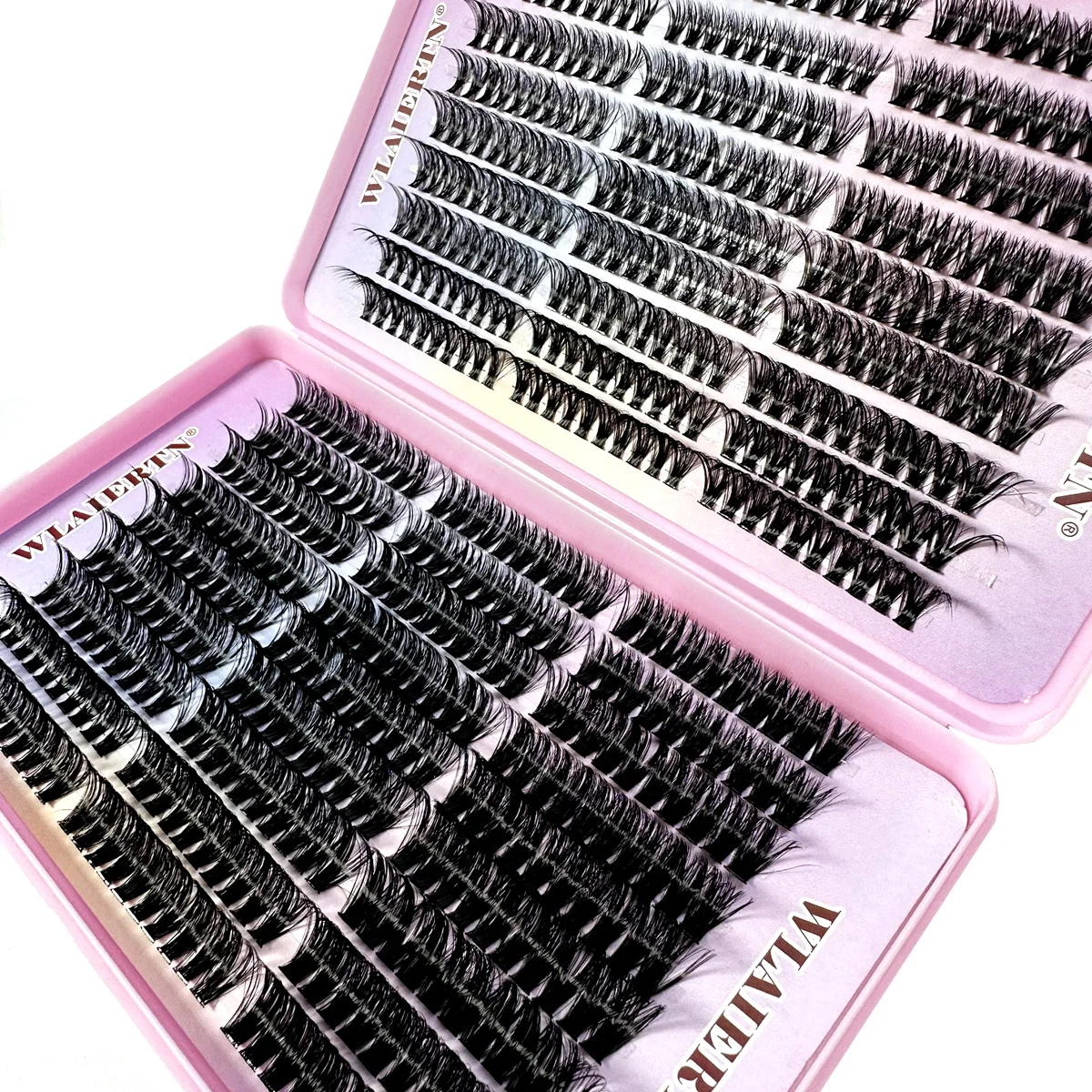 Faux Mink Eyelashes 540Cluster C Curled 9-16mm Mixed Natural Eyelash Extension 3D Russian Strip Personal Eyelash Makeup Tool