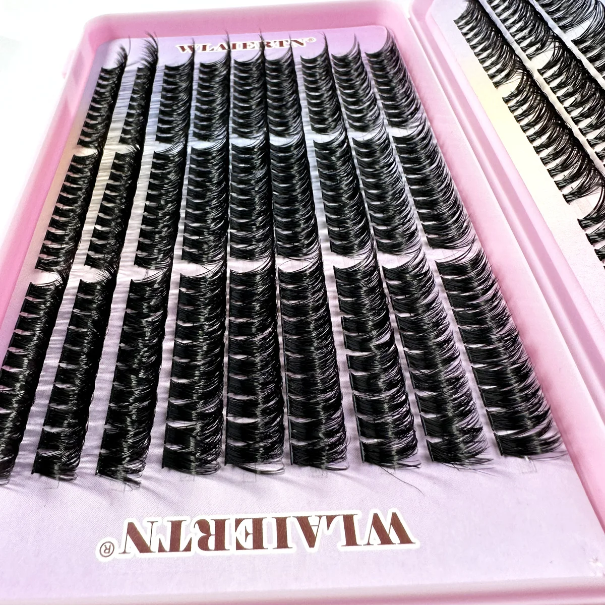 Faux Mink Eyelashes 540Cluster C Curled 9-16mm Mixed Natural Eyelash Extension 3D Russian Strip Personal Eyelash Makeup Tool