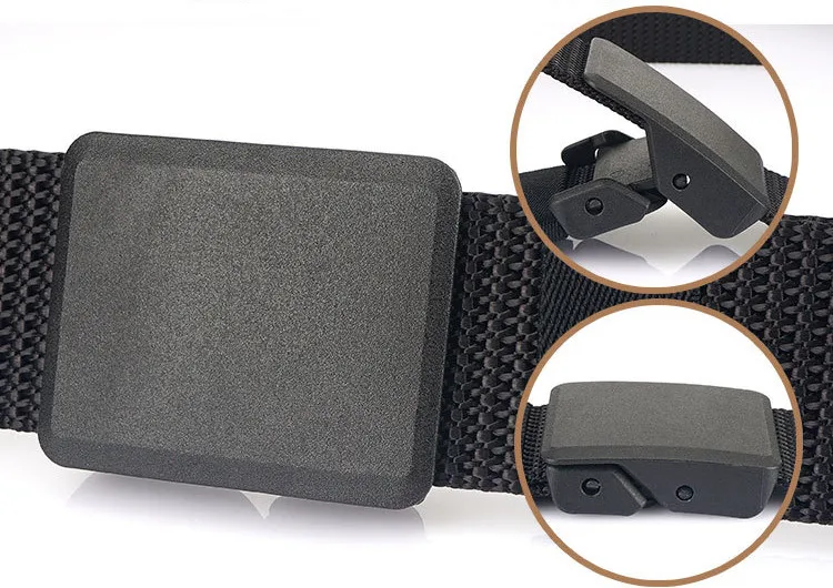 Military Automatic Buckle Nylon Belt Outdoor Hunting Multifunctional Tactical Canvas Belt High Quality Men Belt