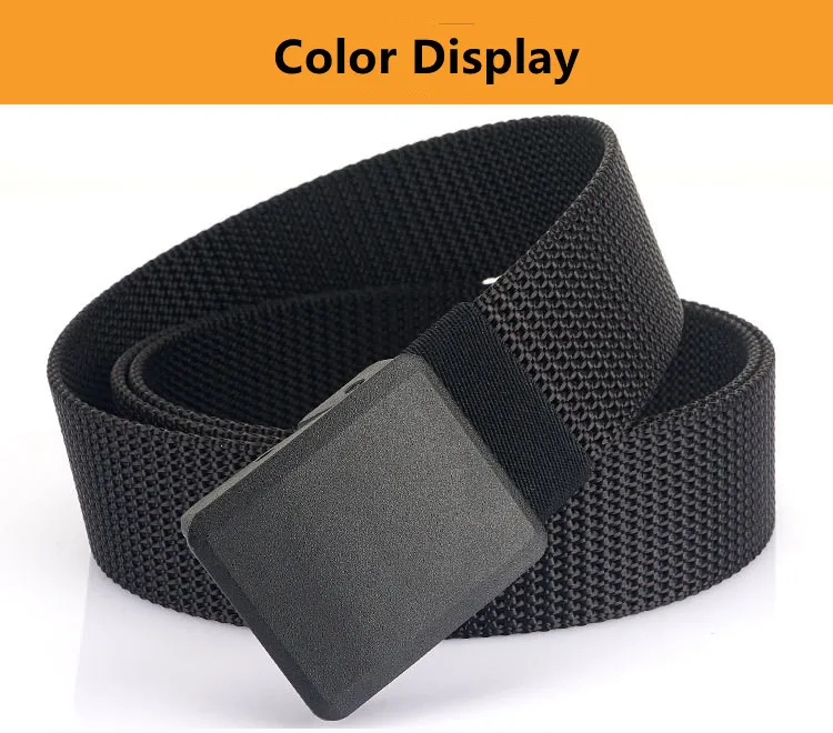 Military Automatic Buckle Nylon Belt Outdoor Hunting Multifunctional Tactical Canvas Belt High Quality Men Belt
