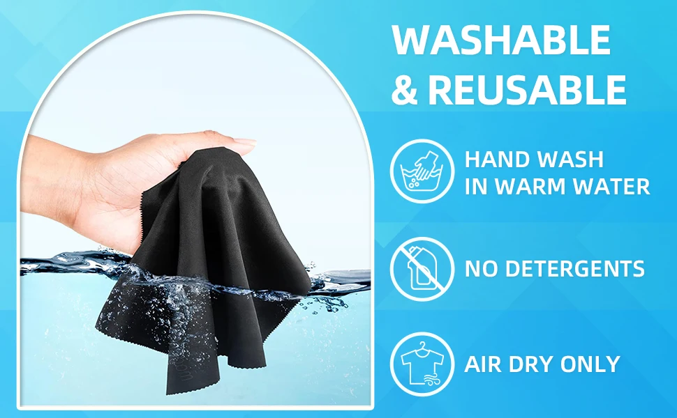 MagiicFiber Microfiber Cleaning Cloths, High Density Non-Streaking Wipes, Soft and Efficient Premium Cleaning Cloths