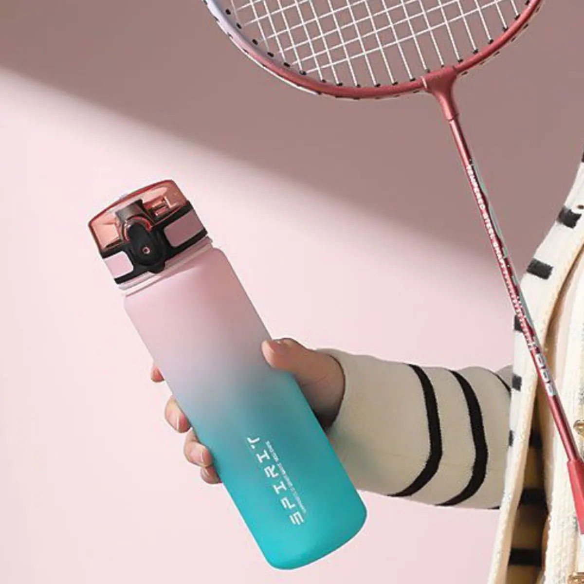 Gradient Water Bottle - 1000ml/600ml/750ml Capacity Outdoor Camping Gym Suitable Holiday Gift Birthday