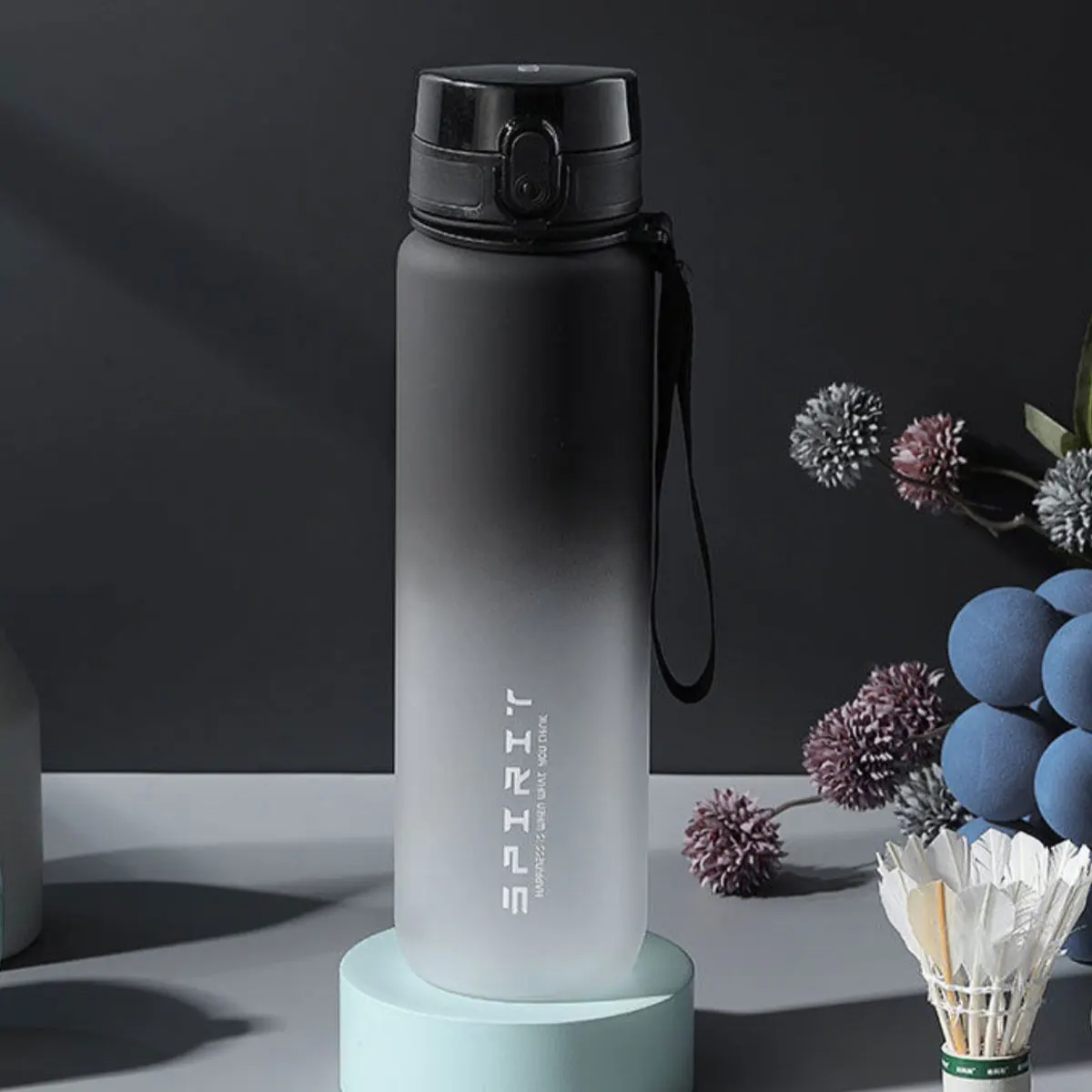 Gradient Water Bottle - 1000ml/600ml/750ml Capacity Outdoor Camping Gym Suitable Holiday Gift Birthday