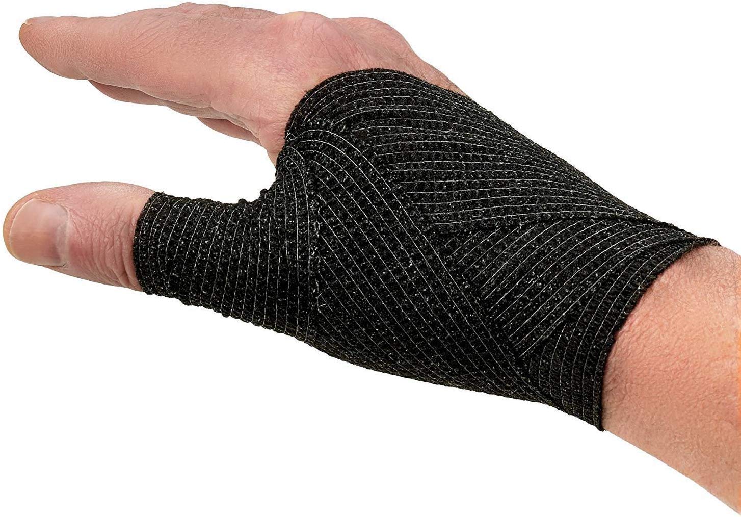 3/6/12/24/48 PCS Tattoo Grip Cover Wrap Disposable Black Bandage For Tattoo Grip Bandage Machine Tape Tube Accessories