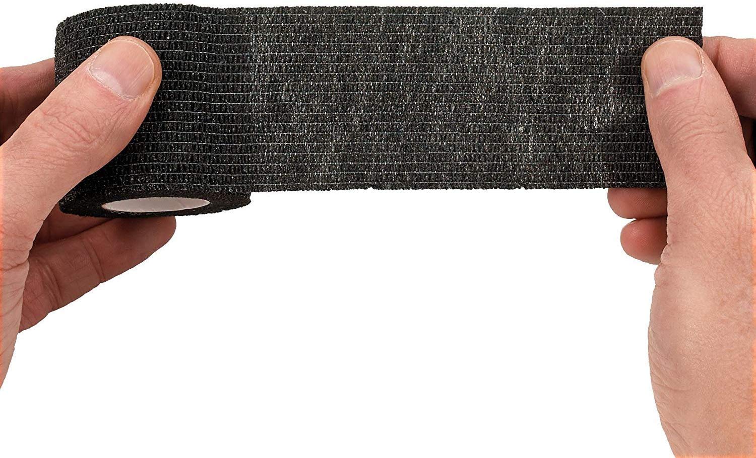 3/6/12/24/48 PCS Tattoo Grip Cover Wrap Disposable Black Bandage For Tattoo Grip Bandage Machine Tape Tube Accessories