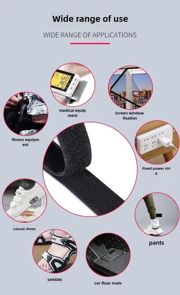 1-25M Self Adhesive Hook And Loop Tape Fastener House Diy Magic Tap Auto Adhesive Strong Glue Stickers Sticker Strap