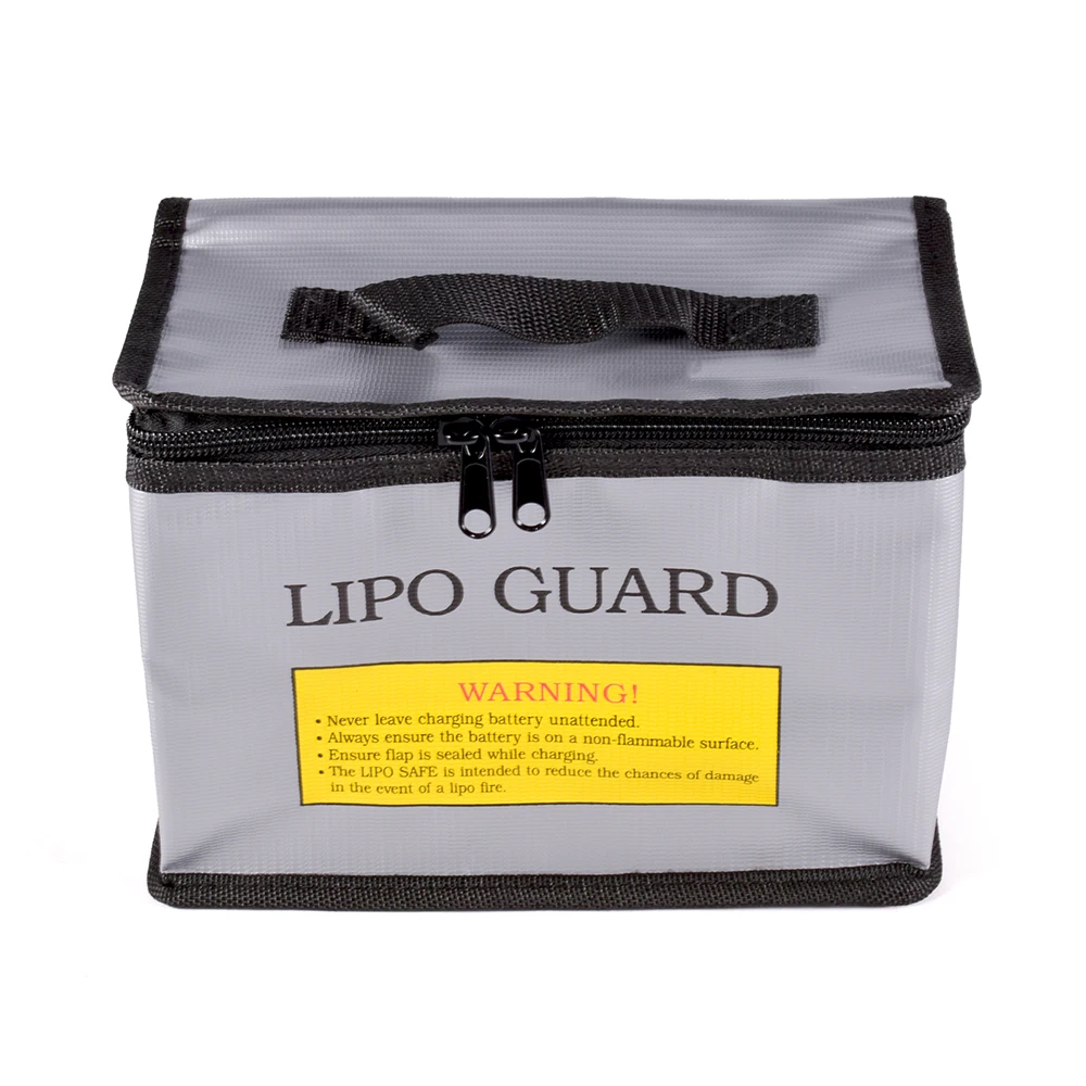 Lipo Guard Safety Bag Fireproof Explosion-Proof Portable Lipo Safety Bag for RC FPV Racing Drone Car Battery Safe