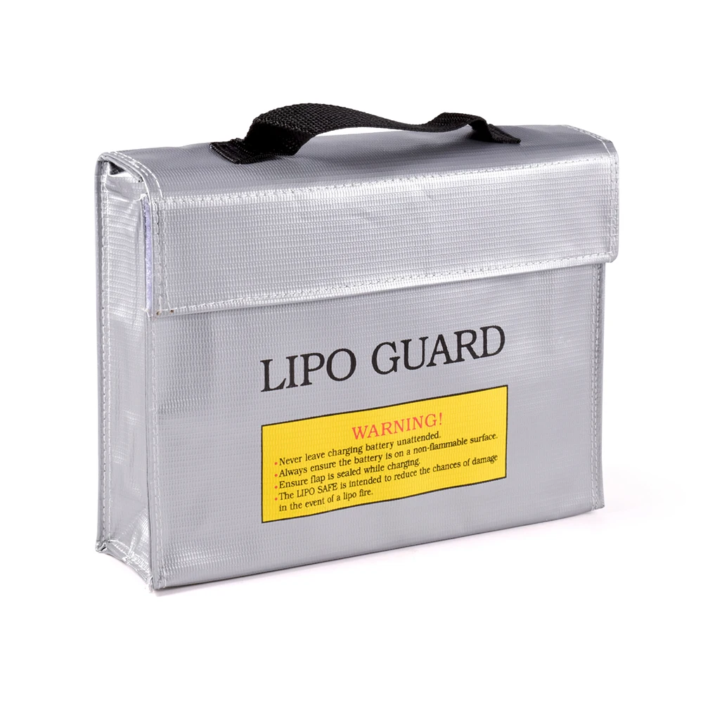 Lipo Guard Safety Bag Fireproof Explosion-Proof Portable Lipo Safety Bag for RC FPV Racing Drone Car Battery Safe
