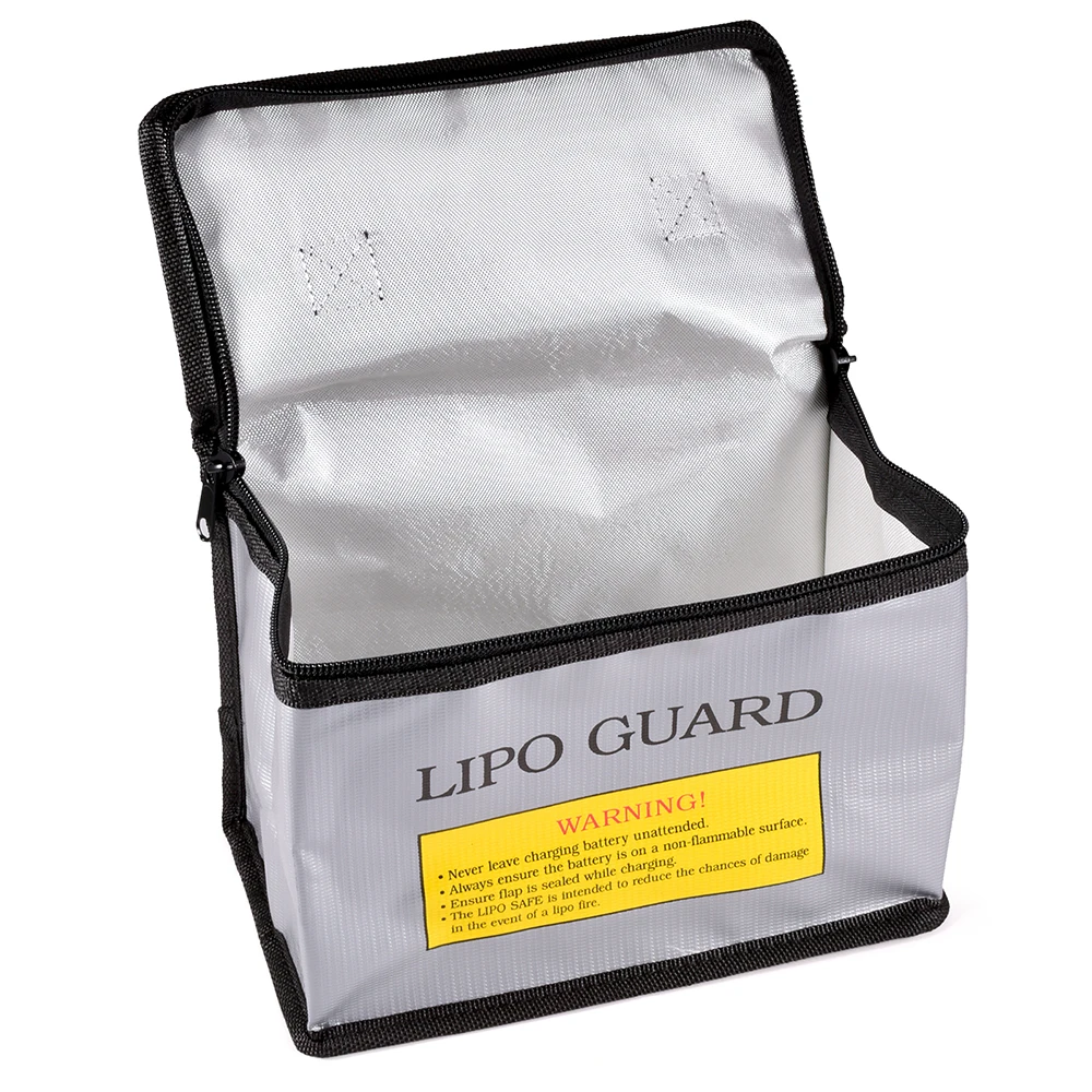 Lipo Guard Safety Bag Fireproof Explosion-Proof Portable Lipo Safety Bag for RC FPV Racing Drone Car Battery Safe