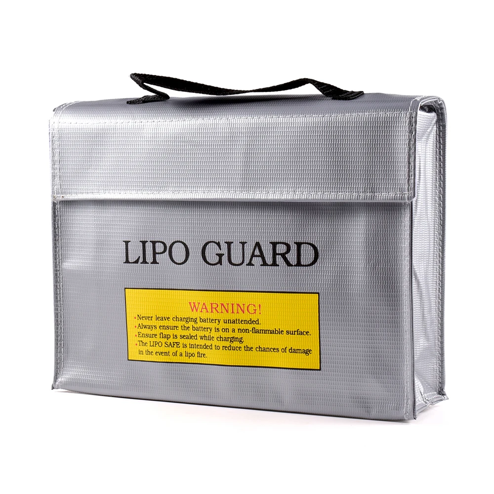 Lipo Guard Safety Bag Fireproof Explosion-Proof Portable Lipo Safety Bag for RC FPV Racing Drone Car Battery Safe
