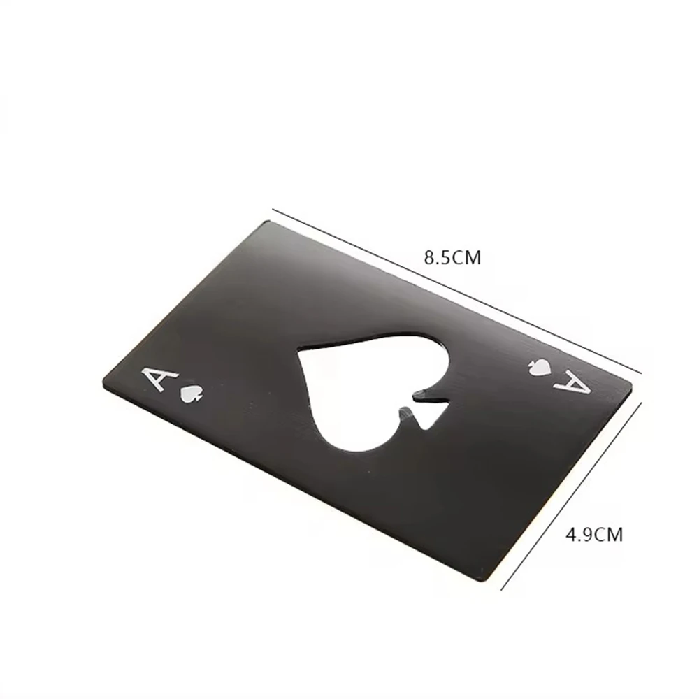 Stainless Steel Spades A Winemaker Bottle Opener Playing Cards Bottle Opener Credit Card Beer Bottle Opener
