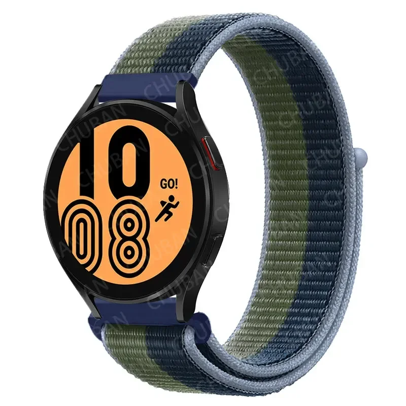 20MM 22MM Band For Samsung Galaxy Watch 6/5/4/5pro/4/6 Classic/active 2 Nylon loop sport bracelet huawei watch GT 4-2-2e-3 Strap