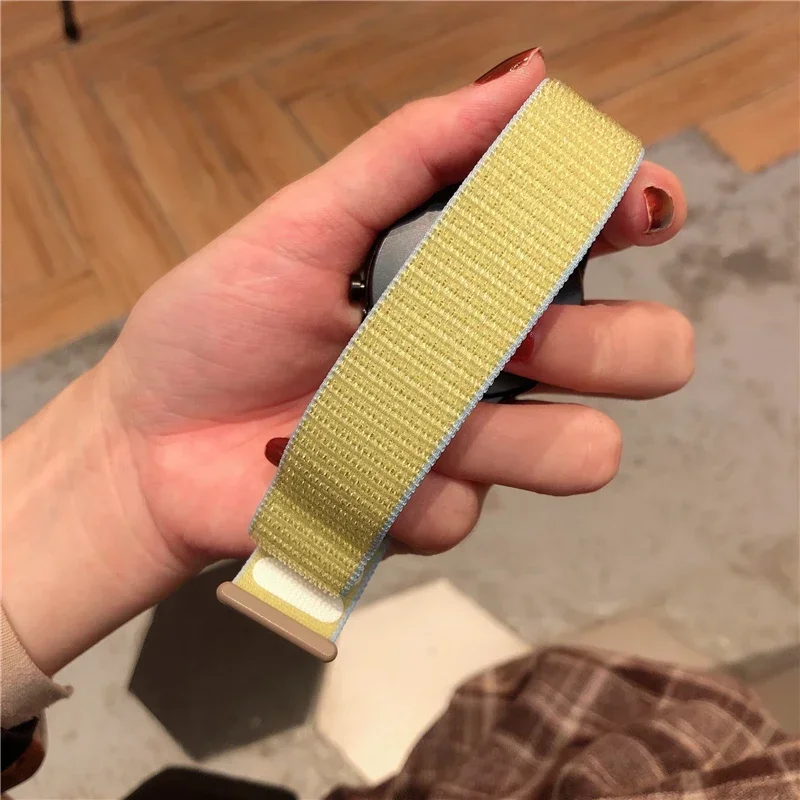 20MM 22MM Band For Samsung Galaxy Watch 6/5/4/5pro/4/6 Classic/active 2 Nylon loop sport bracelet huawei watch GT 4-2-2e-3 Strap