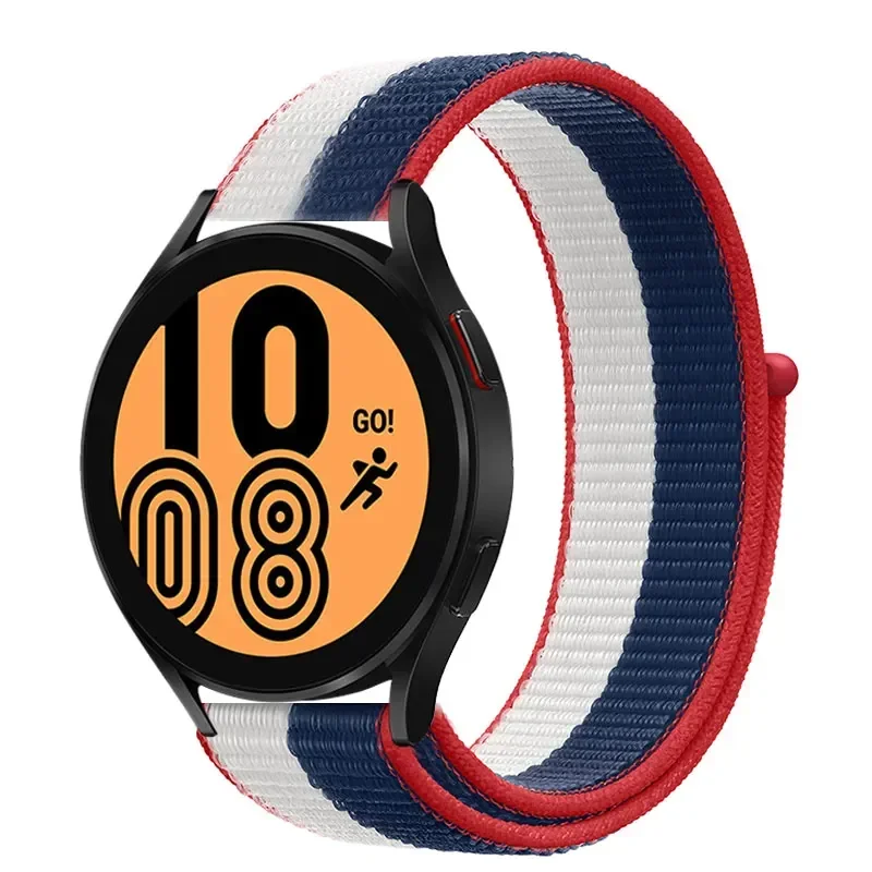 20MM 22MM Band For Samsung Galaxy Watch 6/5/4/5pro/4/6 Classic/active 2 Nylon loop sport bracelet huawei watch GT 4-2-2e-3 Strap