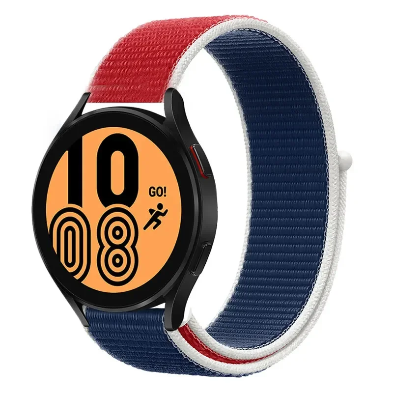 20MM 22MM Band For Samsung Galaxy Watch 6/5/4/5pro/4/6 Classic/active 2 Nylon loop sport bracelet huawei watch GT 4-2-2e-3 Strap