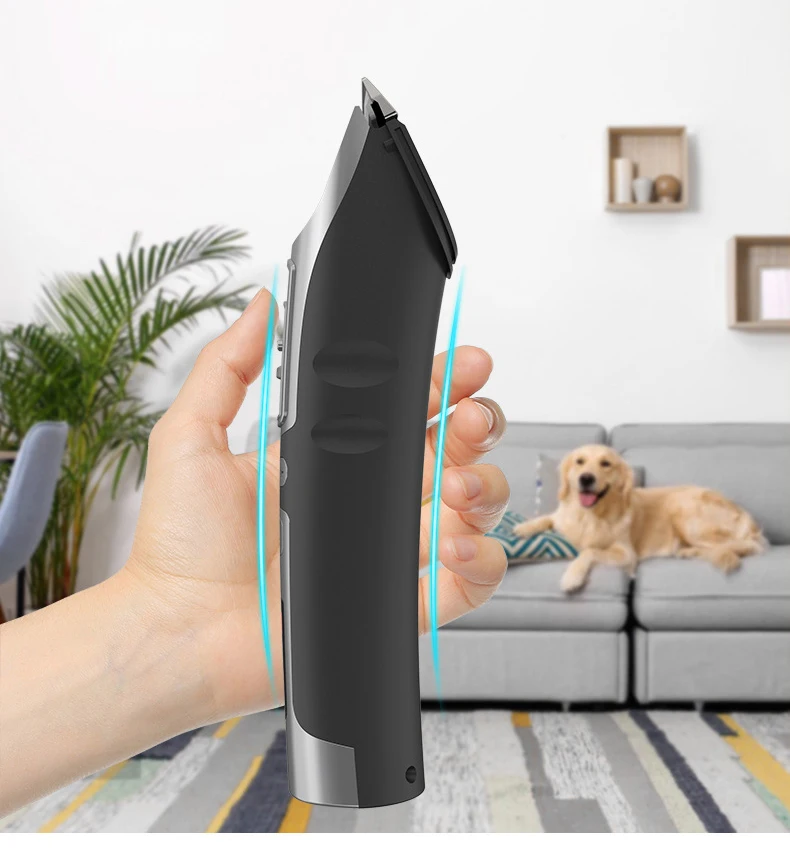 High Power Smart Dog Clippers Grooming Trimmer Pet Haircut Machine for Dogs Grooming Cutter Rechargeable Detachable Blade