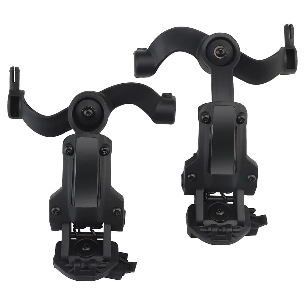 Headset Bracket Multiangle Rotation Helmet Rail Adapter Fit OPS Core ARC and Team Wendy Rail Headphone Mount