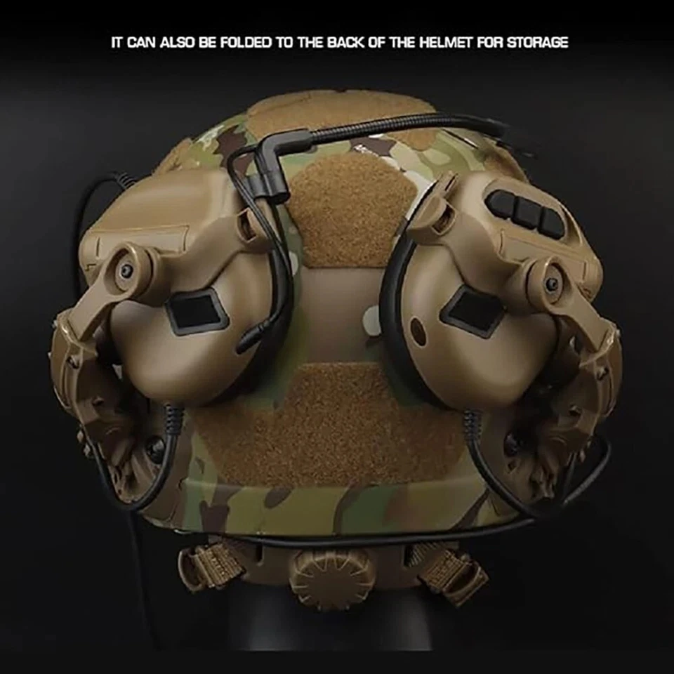 Headset Bracket Multiangle Rotation Helmet Rail Adapter Fit OPS Core ARC and Team Wendy Rail Headphone Mount