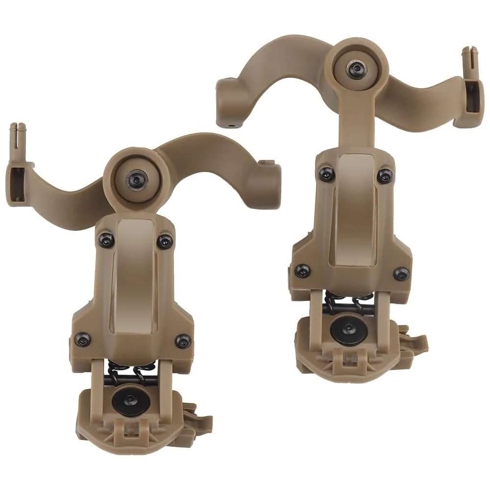 Headset Bracket Multiangle Rotation Helmet Rail Adapter Fit OPS Core ARC and Team Wendy Rail Headphone Mount
