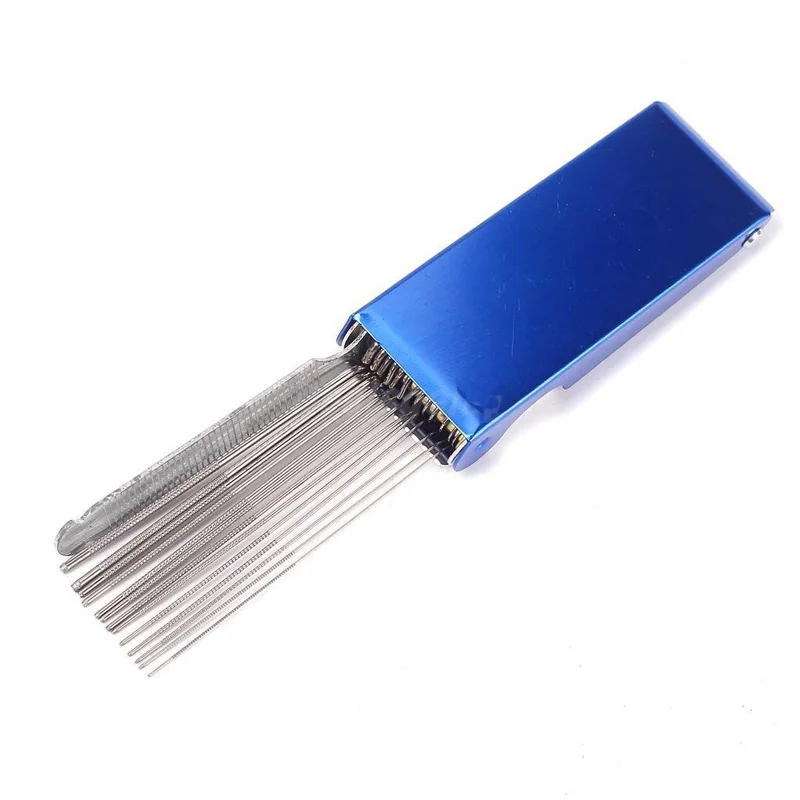 Metal 13 Sizes Long Shaft Files Electric Guitar Bass Ukulele Saddle with Nut Polish Tools