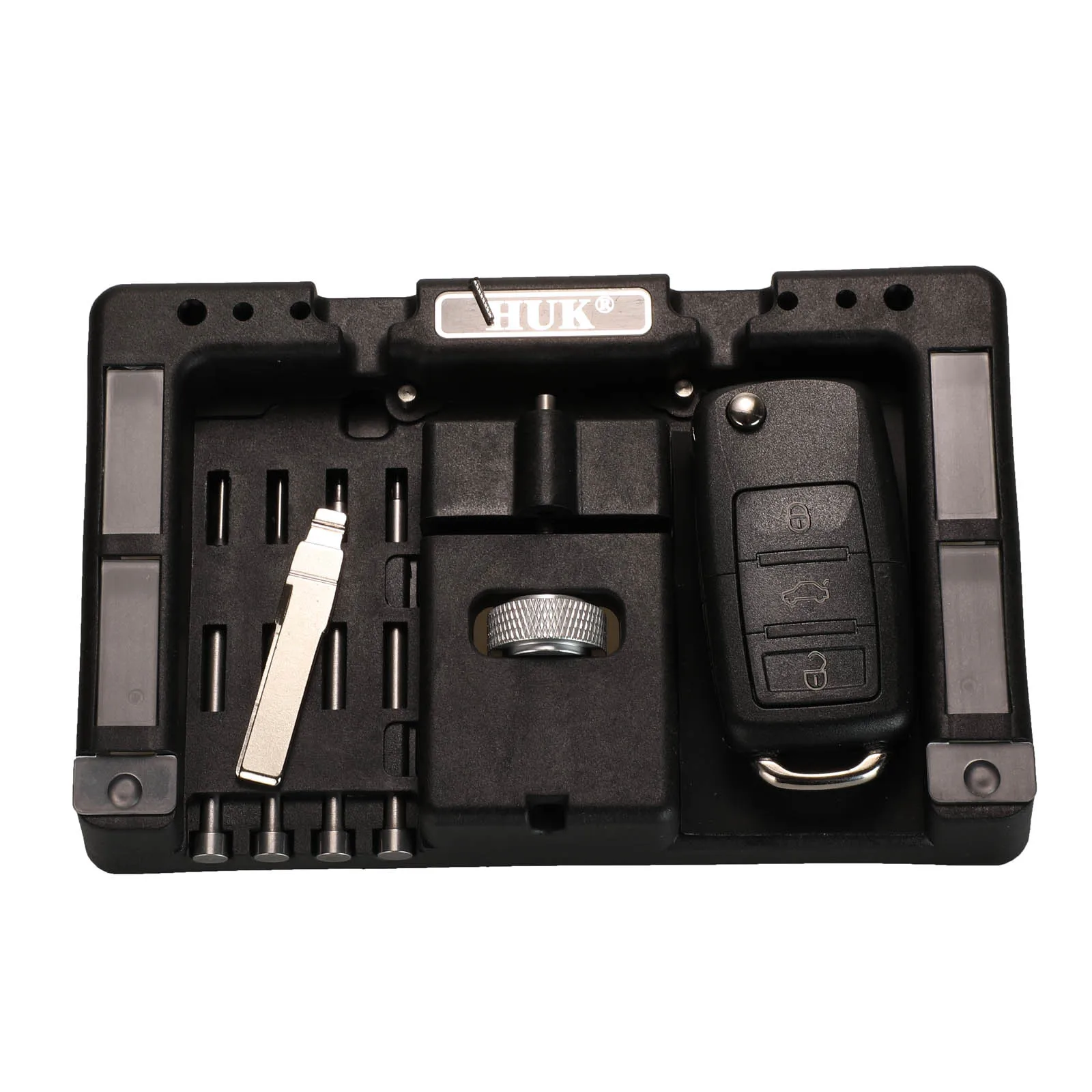 Jingyuqin Original HUK Fixing Tool Vice Of Flip Car key Pin Remover Split Disassembly Pin Tool for Locksmith Tool With Four Pins
